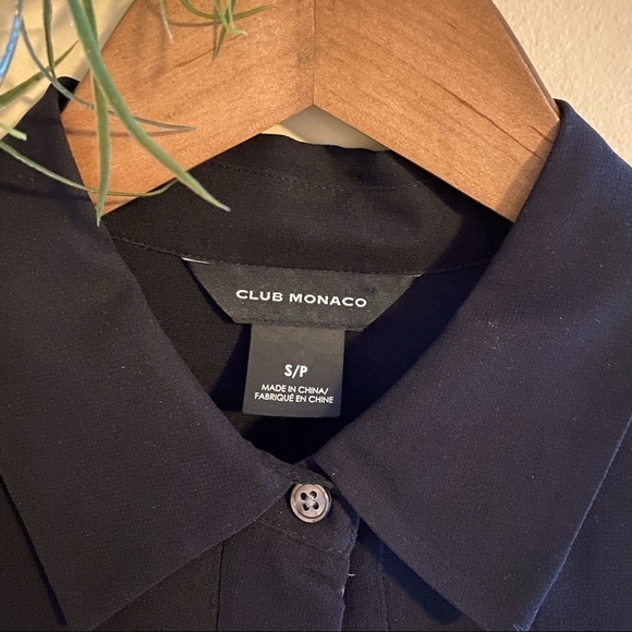 100% Silk Club Monaco Blouse - Picture 5 of 11